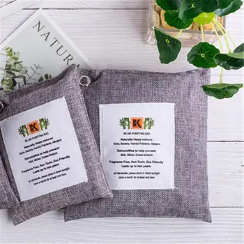 

500g Charcoal Bag Multifunctional Durable Odor Remover Deodorizing Package For Cars Closets Moisture Absorber And Odor Eliminato