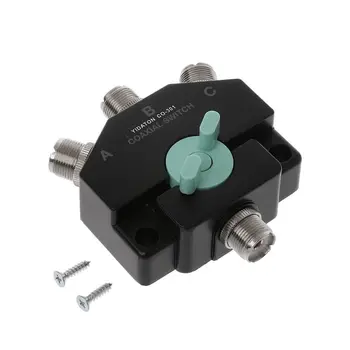 

CX-310 C0-301 Heavy Duty Wideband 3 Way Adapter Coaxial Switches with Connectors Electronic Accessories B95C