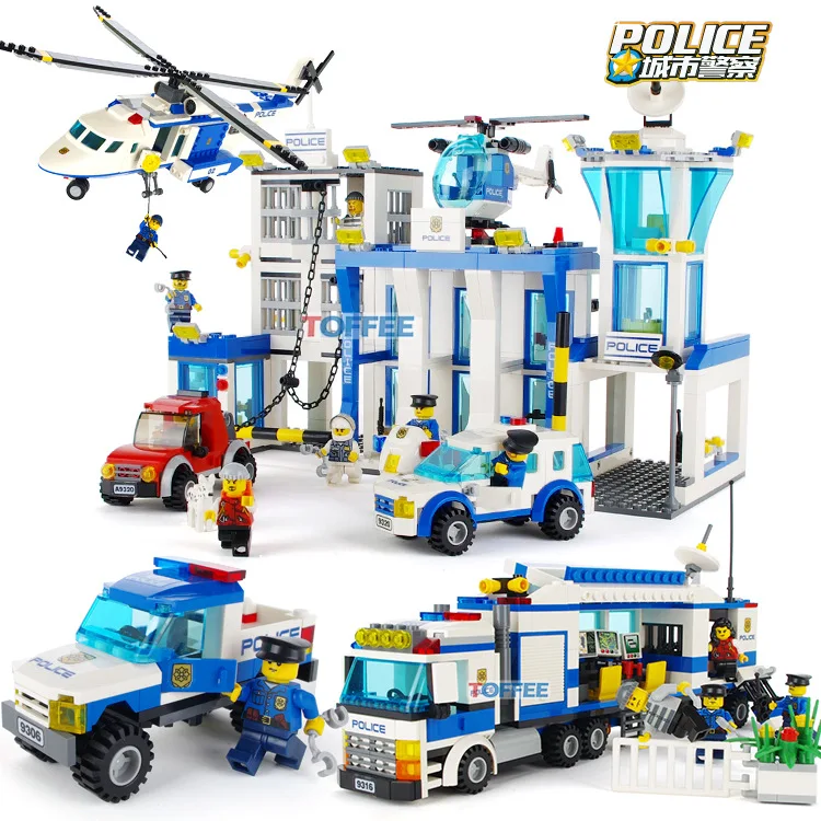 

Goood New Music New Police Series Full Educational Assembly Assembled Fight Inserted Building Blocks CHILDREN'S Toy 9306-9320
