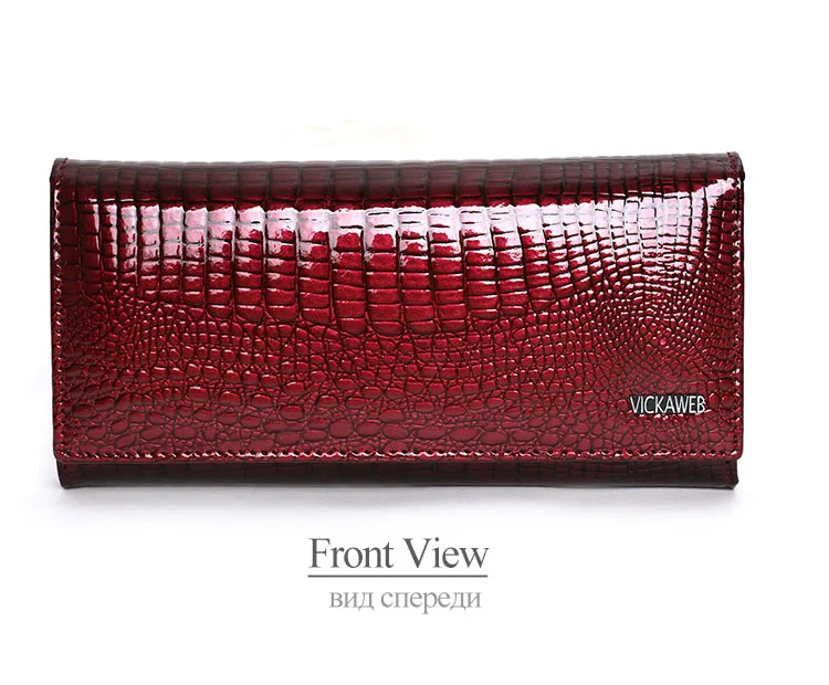 Free Gift Genuine Leather Women's Wallets Long Ladies Double Zipper Wallet Clutch Money Bag Design Purse Fashion Purses VK-AE501