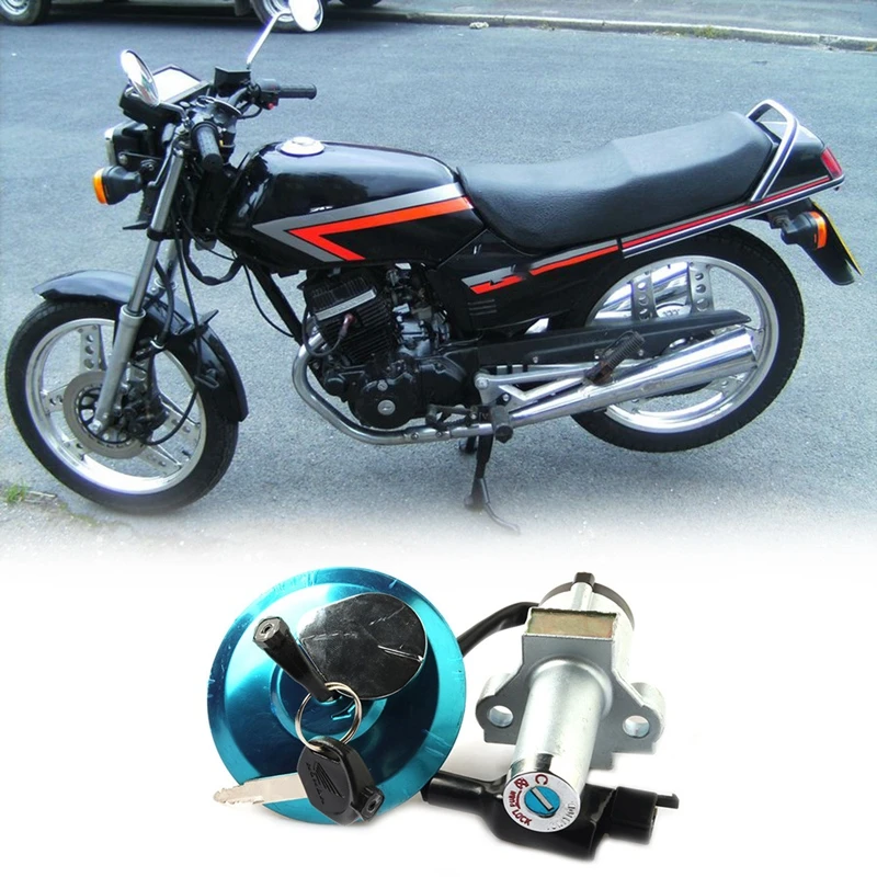 車のイグニッションスイッチ ホンダcb125 Ace Cb Cg Xl 125 Kyy Cb125f Cbt125用のロックキーセット Aliexpress