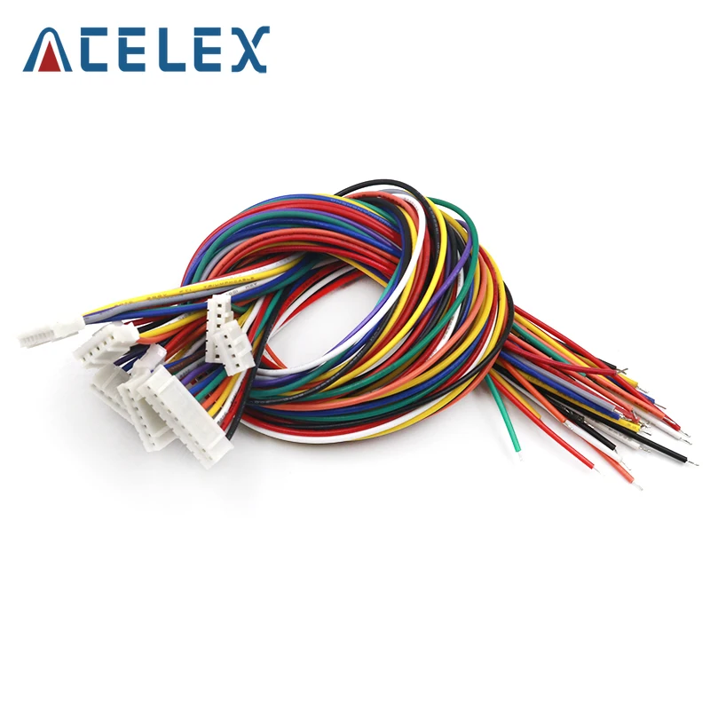 10PCS PH2.0 electronic wire 30CM single-head tinned rehearsal line connection 2 digits /3/4/6/8/9/10P long | Обустройство дома