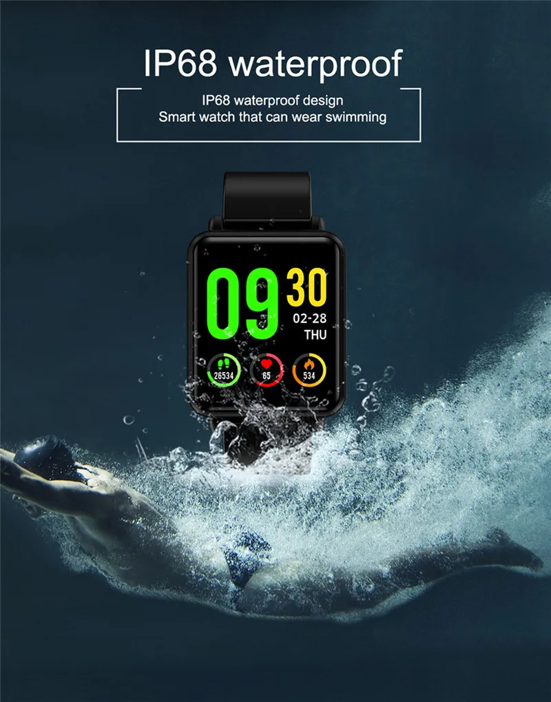 COLMI LAND 1 Full HD экран Смарт часы IP68 Водонепроницаемый мониторинг здоровья спорт фитнес трекер для мужчин Smartwatch для IOS/Android