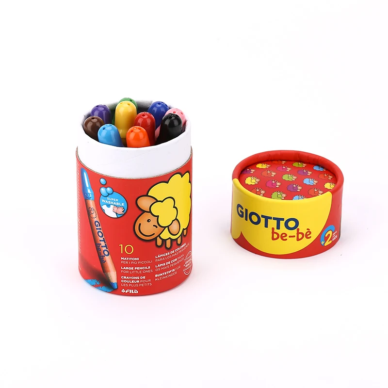 10 Colors Non Toxic Wax Qiduo Giotto Bebe Barrel Thick Crayon Kids Creative Graffiti Pens Kawaii Stationery Painting Drawing Pen Kupiti Za Cinoyu 23 58 V Aliexpress Com Imall Com