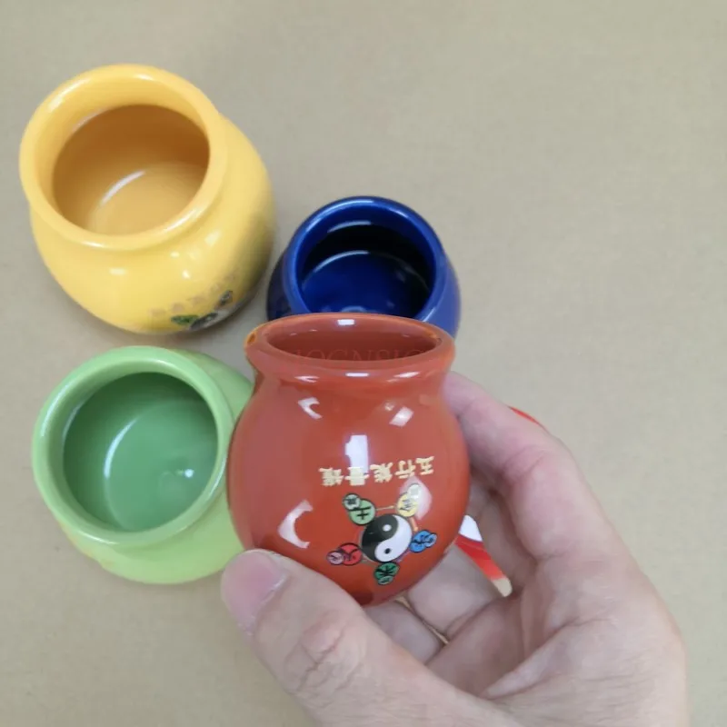 5pcs Health Tank Massage Cup Slimming Beauty Ceramic Treatment Pot Cupping Fire Jar Therapy Care Tool Body 3