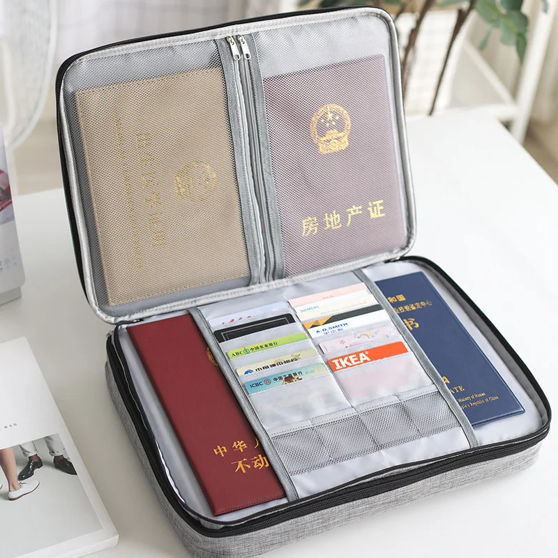 

Big Capacity Men Document Bag Waterproof Business Briefcase File Zipper Pouch Travel Man Handbag Office Organizer Accessories