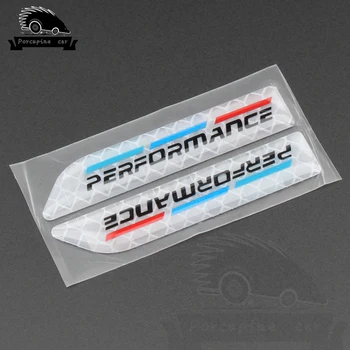 

2PCS Car Decal Badge Auto Accessories Sticker M Power Performance For BMW 1 3 4 5 6 7 X M E46 F30 E90 E60 F20 F10 E36 E39 E87