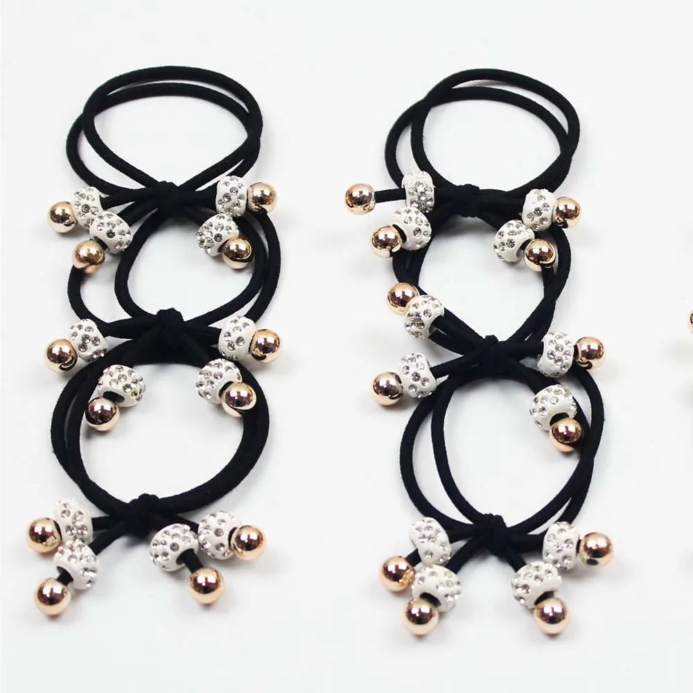 

5PCS Hairpins Novelty Scrub Balls Elastic Hair Rope For Girl Bow Headband Scrunchy Kids Barrettes Hair Accessories For Women