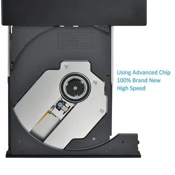 

ABS USB 2.0 Plug & Play Drive External DVD Drive Combo CD-RW Burner CD+-RW DVD ROM Portatil Lector DVD Externo for Laptop PC
