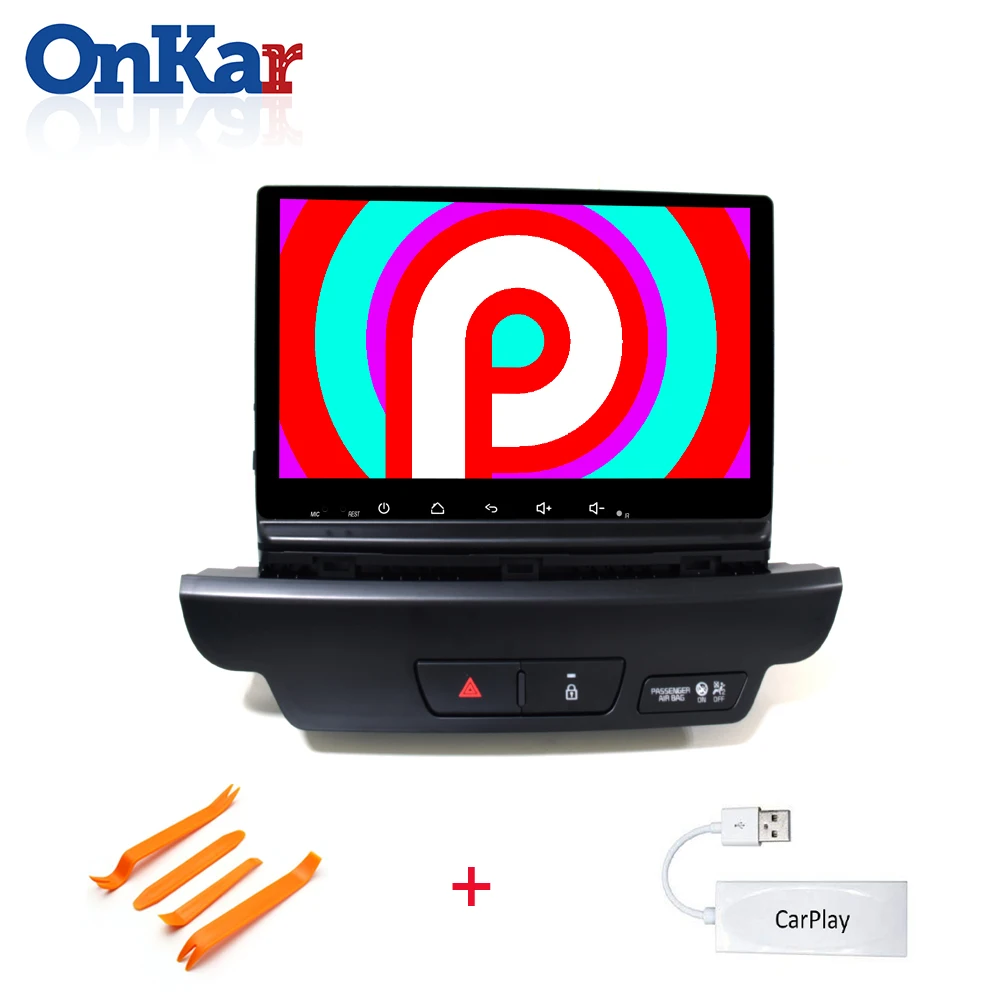 ONKAR 2 din Android Автомагнитола для KIA Cee 'd Android 9,0 Pie 2 ГБ+ 32 ГБ Автомобильный мультимедийный стерео без DVD плеера навигация - Цвет: With CarPlay