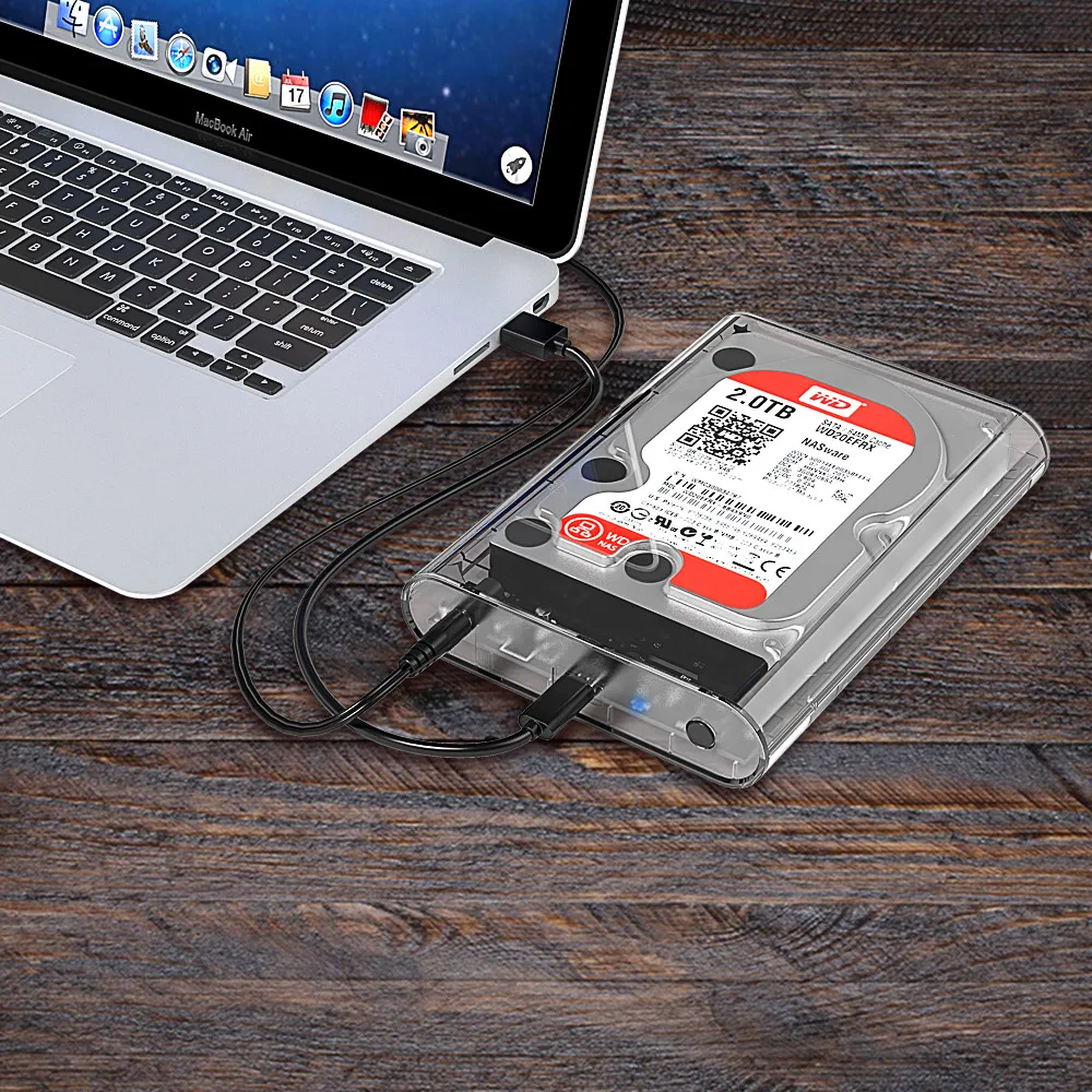 Внешний жесткий диск ORICO SATA к USB C 3 5 дюйма Гбит/с SATA3.0 Поддержка дисков UASP 8 ТБ для