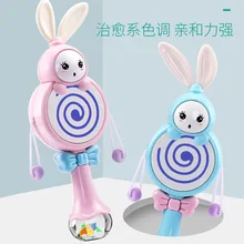 Погремушка барабан музыкальные огни детские игрушки 3-6-12 месяцев-укус молярные образовательные шоу Яо ГУ мужчины и женщины ребенок