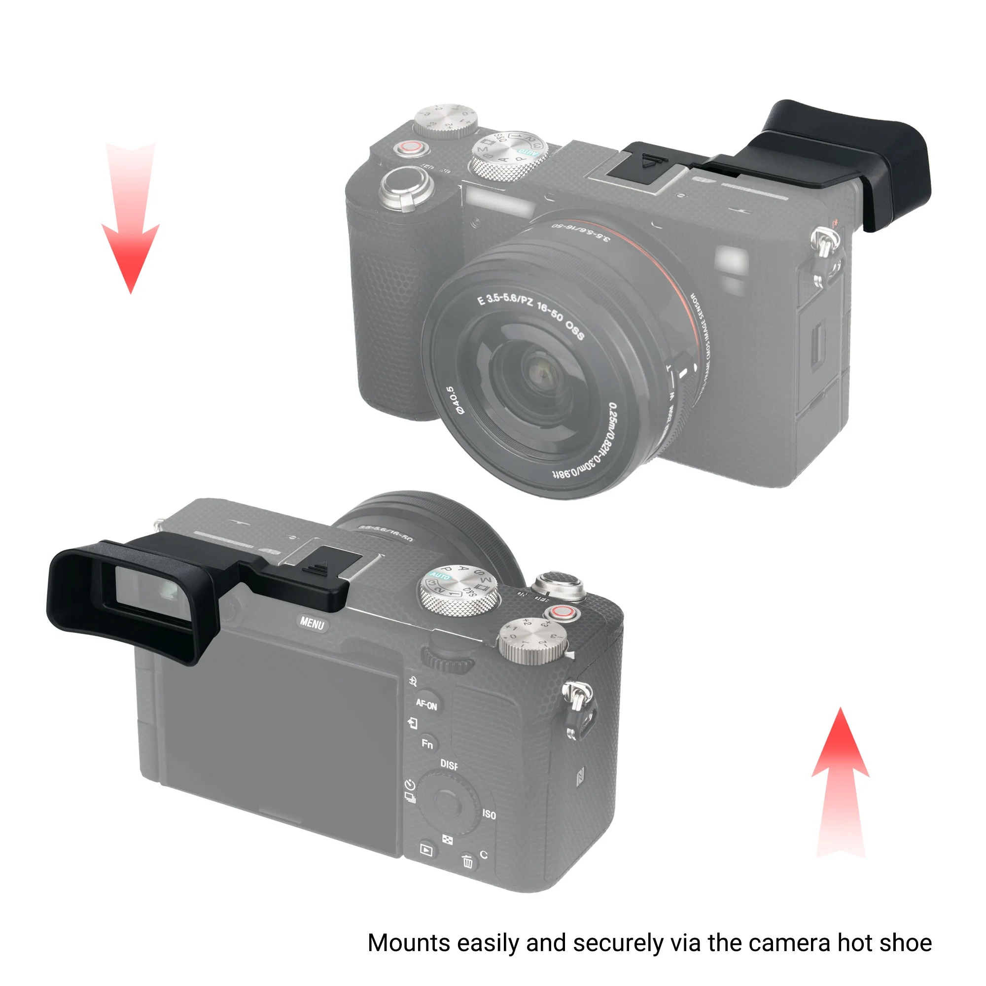 Fuji Evf Soft Silicon Camera Viewfinder Eyecup Eyepiece Eyeshade