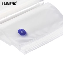 LAIMENG многоразовые вакуумные пакеты на молнии для хранения пищевых продуктов, без бисфенола, пленки, сумки с воздушным клапаном, кухонные устройства, Sous Vide, упаковочные пакеты P275