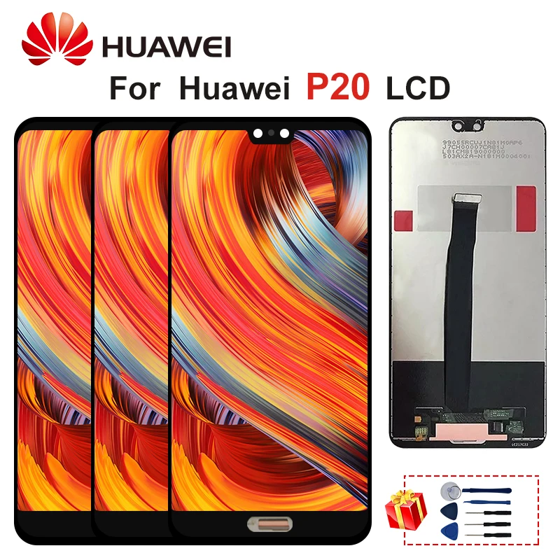 ЖК дисплей 5 8 дюйма для Huawei P20 внешний с сенсорным экраном дигитайзер в сборе