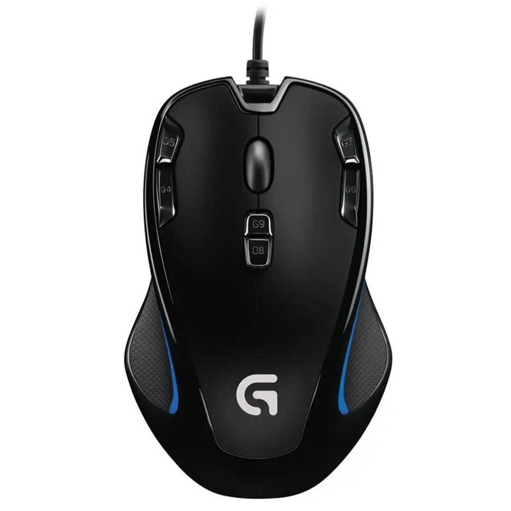 Оптическая игровая мышь Logitech G300s для обеих рук проводная USB с 9 программируемыми