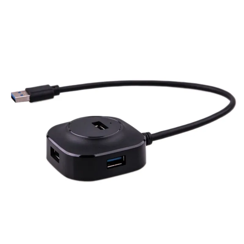 4-портовый USB Hub безопасные док-станция USB 3,0 концентратор ABS защищен от воздействия окружающей среды, Материал USB Hub