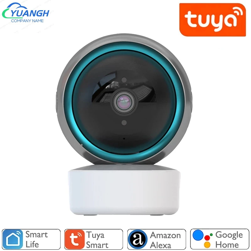 1080P IP WIFI Camera Wireless Tuya Smart Life APP Two Ways AUDIO Security Surveillance CCTV Cameras Baby Monitor v380 pro 3mp wifi indoor dome pt cameras smart home security protection wireless indoor camera two ways audio baby monitor