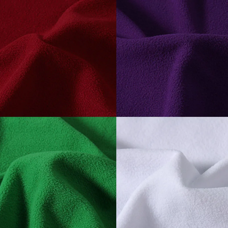 Polar Fleece Fabric Weft Knitted Polar Fleece Fabric for Blanket Thicken Cotton Sweater for cloth