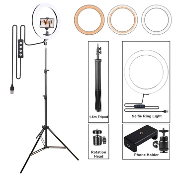 

Light Ring Lamp Big For Shooting With Tripod With Lamp Photo Studio Ringlight With Stand For Photo Shoot Selfie Ring Light Led