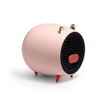 

500W Electric Heater PTC Fast Heating 220V Safe Heater Constant Temperature Quiet Mini Space Heater for Office Room Desk Indoor