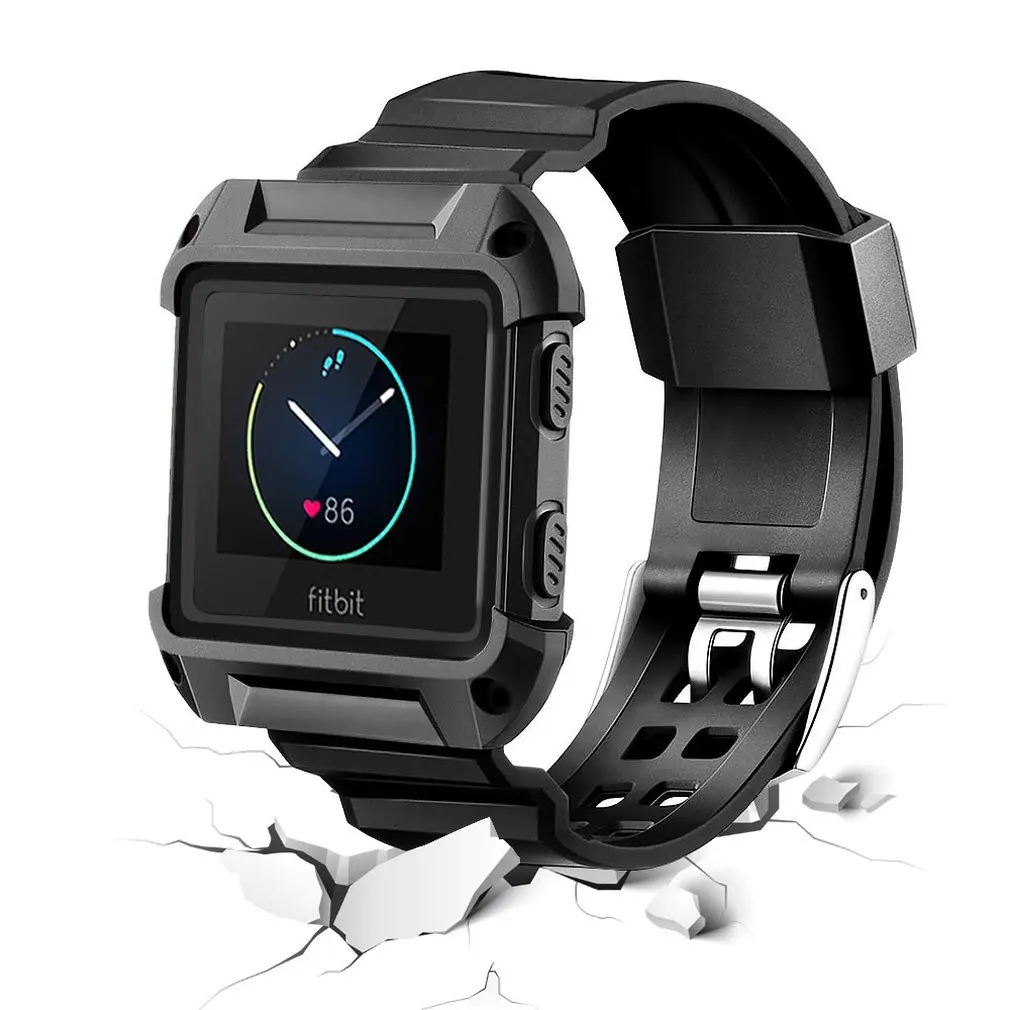 Смарт-часы сменный ремешок большой браслет + рамка для Fitbit Blaze горячая распродажа