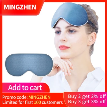 

MINGZHEN Hot Compress Ice Compress Eye Shade Portable Breathable Rest Blindfold Eye Cover Travel Eyepatch Night Sleeping Mask