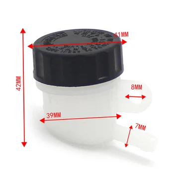 Universal Motorcycle Rear Brake Master Cylinder Foot Oil Tank Liquid Cup Reservoir Bottle 1 Piece 2018  High Quality And Durable