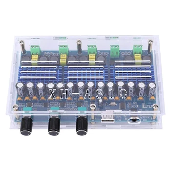 

Bluetooth 5.0 TPA3116 D2 Digital Power Stereo Amplifier Board 4 Channels 50Wx2+100Wx2 Dual Bass Subwoofer AMP Module