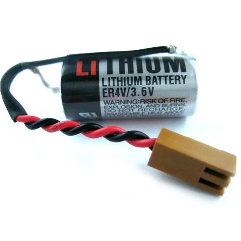 Original New ER4V/3.6V 1200mAh PLC Industrial Battery Pack with Plug For TOSHIBA | Электроника