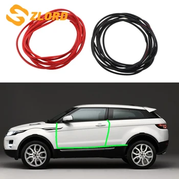 

5 meters DIY Black Red U Channel Auto door seal pauto door seal protector car door rubber foam sealing filler strip weatherstrip