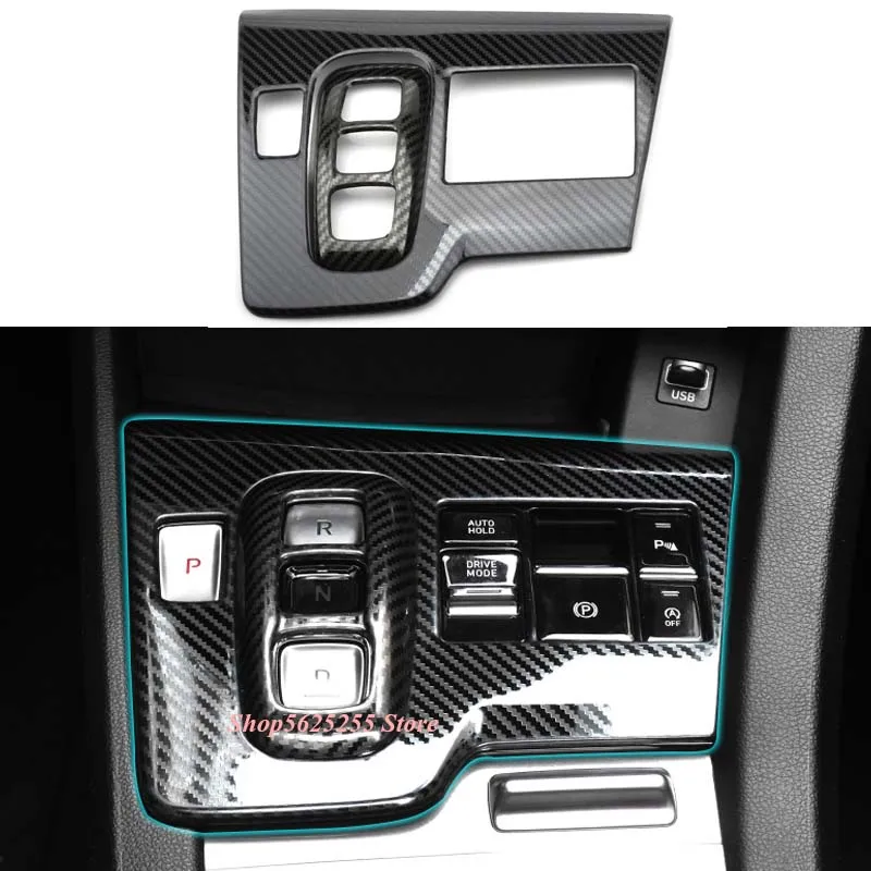 

Car Sticker for Hyundai Sonata DN8 2021 2022 Accessories Gear Shift Frame Panel Protection Cover ABS Chrome Protector
