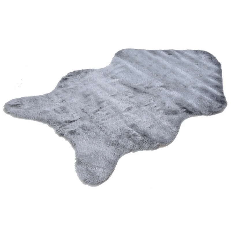 1pc Soft Imitation Wool Sofa Cushion Rug Non-Slip Whole Sheepskin Bay Window Living Room Bedroom Blanket Carpet Cushion M/L