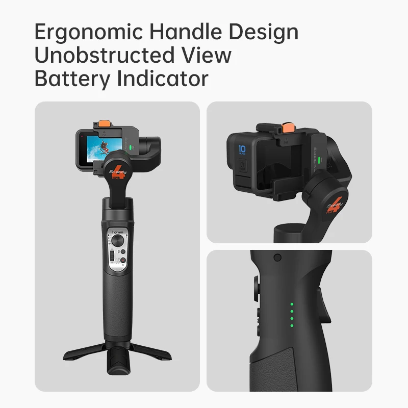 Hohem-iseady pro 4アクションカメラ用ジンバルスタビライザー,3