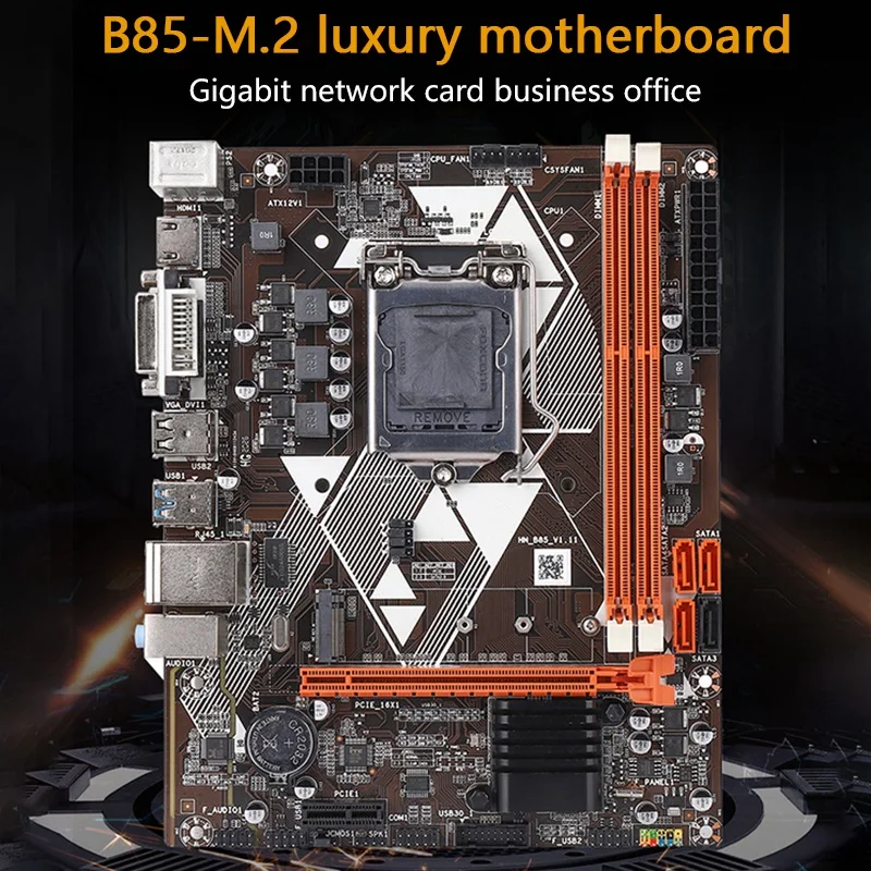 B85 материнская плата LGA 1150 двухканальная DDR3 Поддержка 8G x 2 M.2 для 2-го 3-го i3 i5 и i7 Pentium