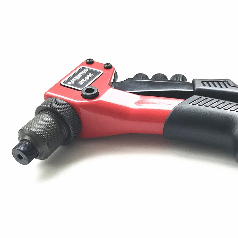 HOSUNTOOLS Single Hand Manual Blind Rivet Gun Tool Riveter for Home Repair and DIY Non-slip Handle 8" (200MM)