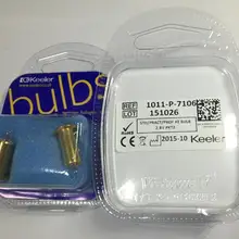 KEELER 1011-P-7106 2,8 V ксеноновая офтальмоскоп лампа, 1011P7106 прямая офтальмологическая синяя Нижняя лампа