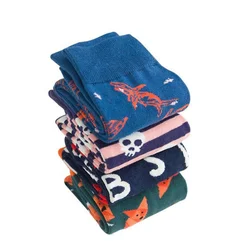 New Design Good Quality Socks Colorful Animal Crew Custom Fashion Funny Men Socks