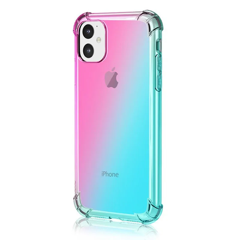Чехол для телефона чехол для iPhone 7 iPhone XR X XS Max 8 7 6s Plus 5s силиконовый прозрачный Футляр Мягкая задняя крышка для iPhone 11 чехол