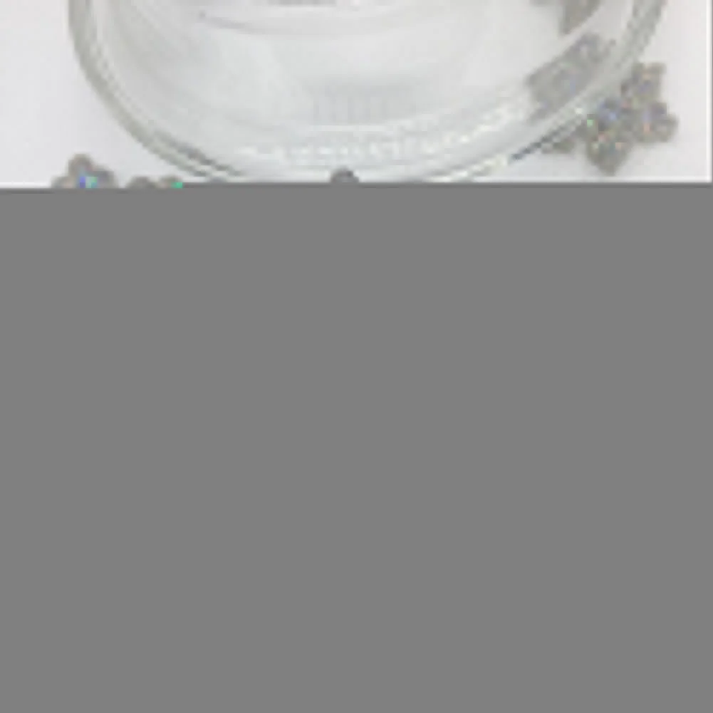 20 шт/40 шт прозрачные блестящие Снежинки из смолы с плоским основанием для DIY рождественские аксессуары для волос украшения телефона