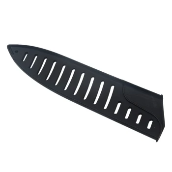 

For Knife Blade For 8 Inch Durable Protector Without Abrasion Knife Cover Sheath Black Guard Case Kitchen Utensil Practical