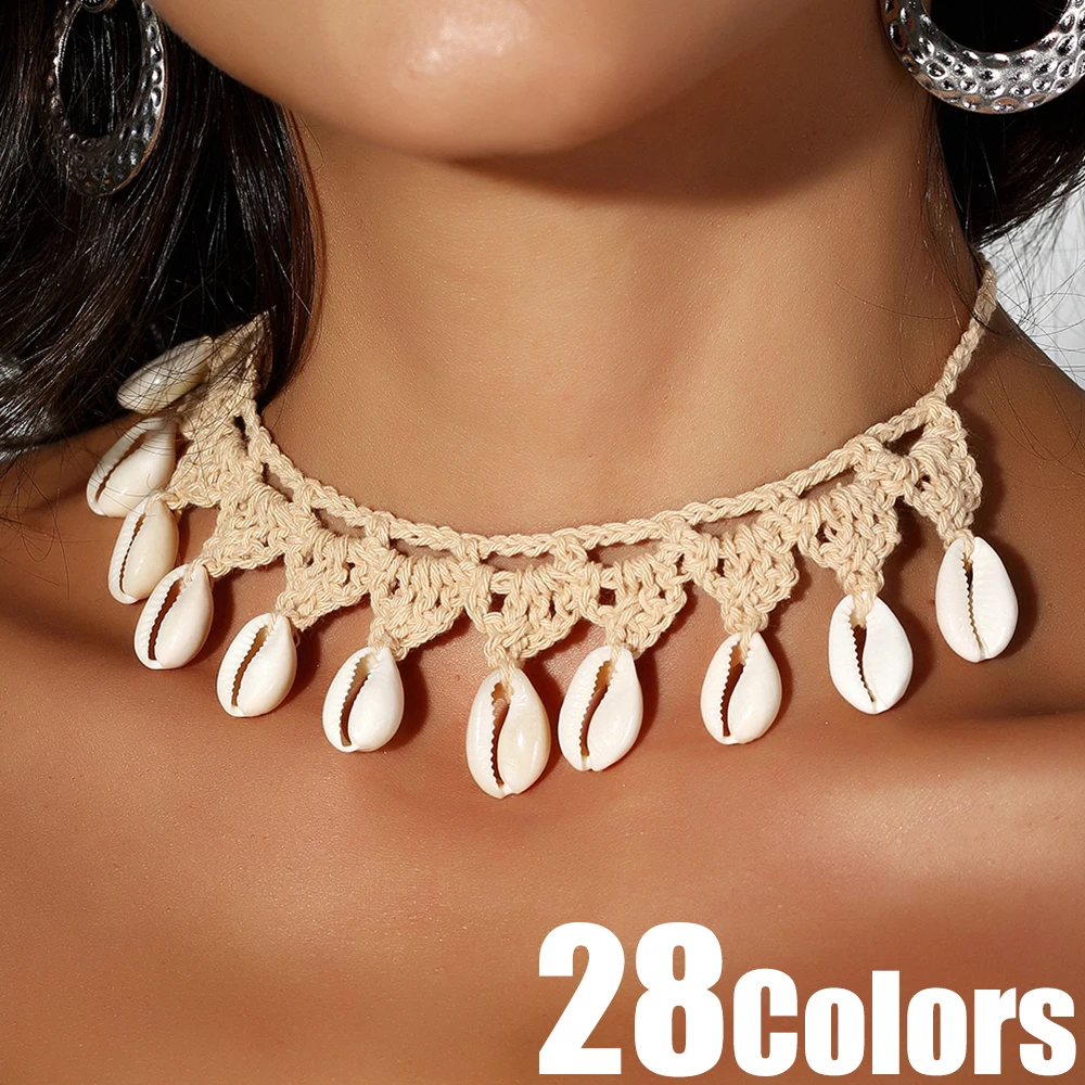 Shoes Sandals Bracelet Necklace Wedding-Shell Crochet Beach-Accessories Barefoot Victorian