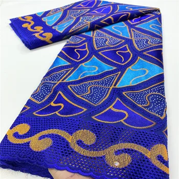 

NI.AI High Quality African Lace Fabric Swiss 100%Cotton Lace Fabric Swiss Voile Lace In Switzerland For Nigerian Party XY3664B