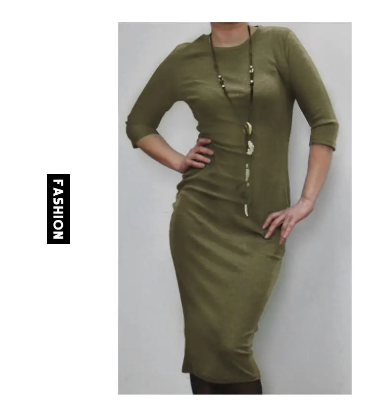 Женское тонкое платье осеннее платье Vestido с длинными рукавами Повседневное платье-карандаш Горячая Женская s оболочка сексуальное облегающее платье туника вырез лодочкой