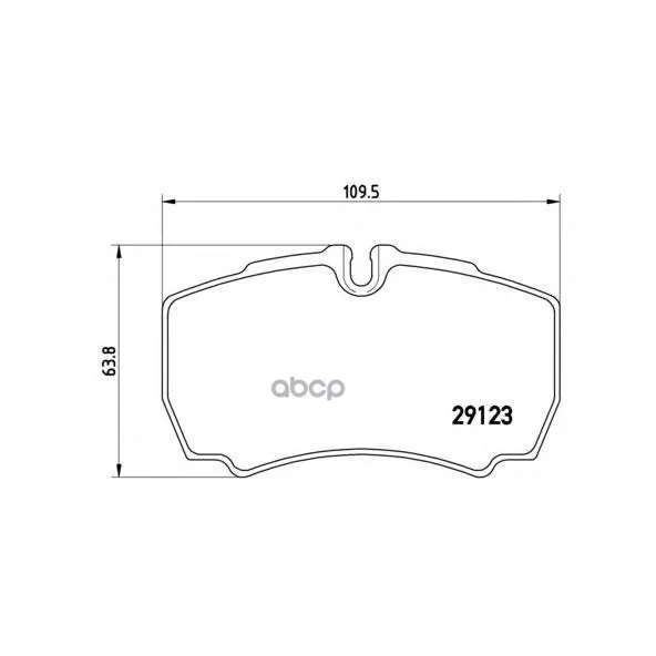 Pa6023_колодки Дисковые З.! Iveco Daily Ii 29 L9/11/35 S/C11 99 110х64х20 Brembo Pa6023 Brembo арт. PA6023