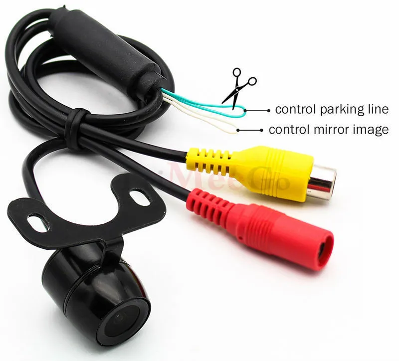 Car Backup CCD Front Rear View Camera 170 Degree Wide Angle Waterproof Without Guide Line Auto Parking Sensor System (10)