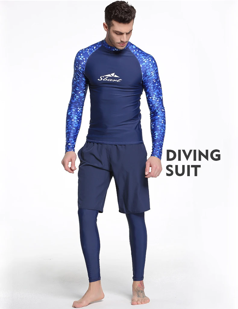 Профессиональный Rashguard плюс 3XL мужской дайвинг с длинным рукавом UV400 купальный костюм для серфинга Сноркелинг купальный костюм «Медуза» Пляжная одежда