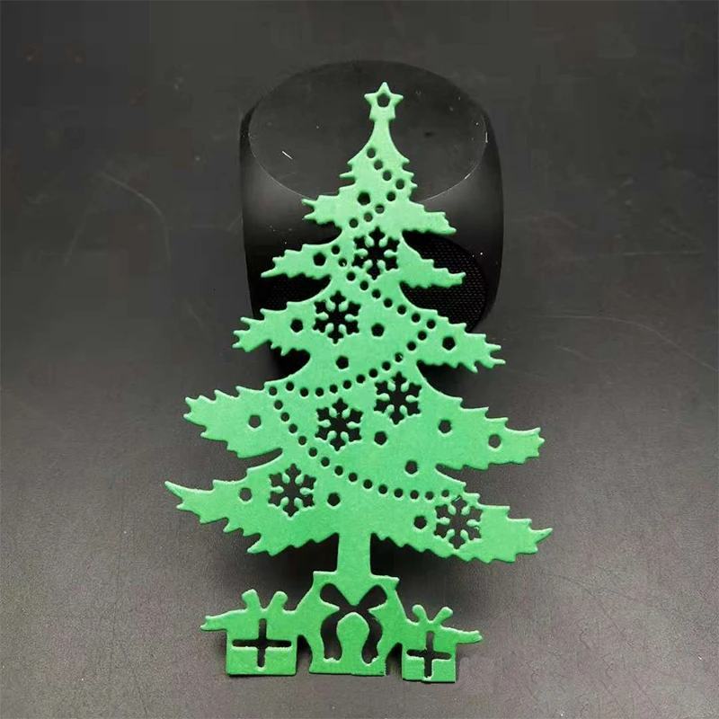 Веселая Рождественская елка Вырубные штампы трафареты для штампы для скрапбукинга тиснение формы DIY бумажные карты ремесла вырезание