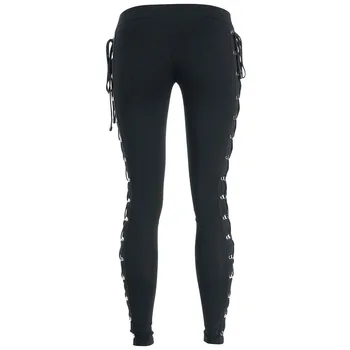 

Hot Sexy Solid Color Bandage Slim Leggings For Women Club Wear Simple Style Novel Design New Arrival