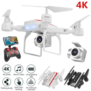 

New Drone FPV RC Drone 4k Camera 1080 HD Aerial Video dron Quadcopter RC helicopter toys for kids Foldable Off-Point drones
